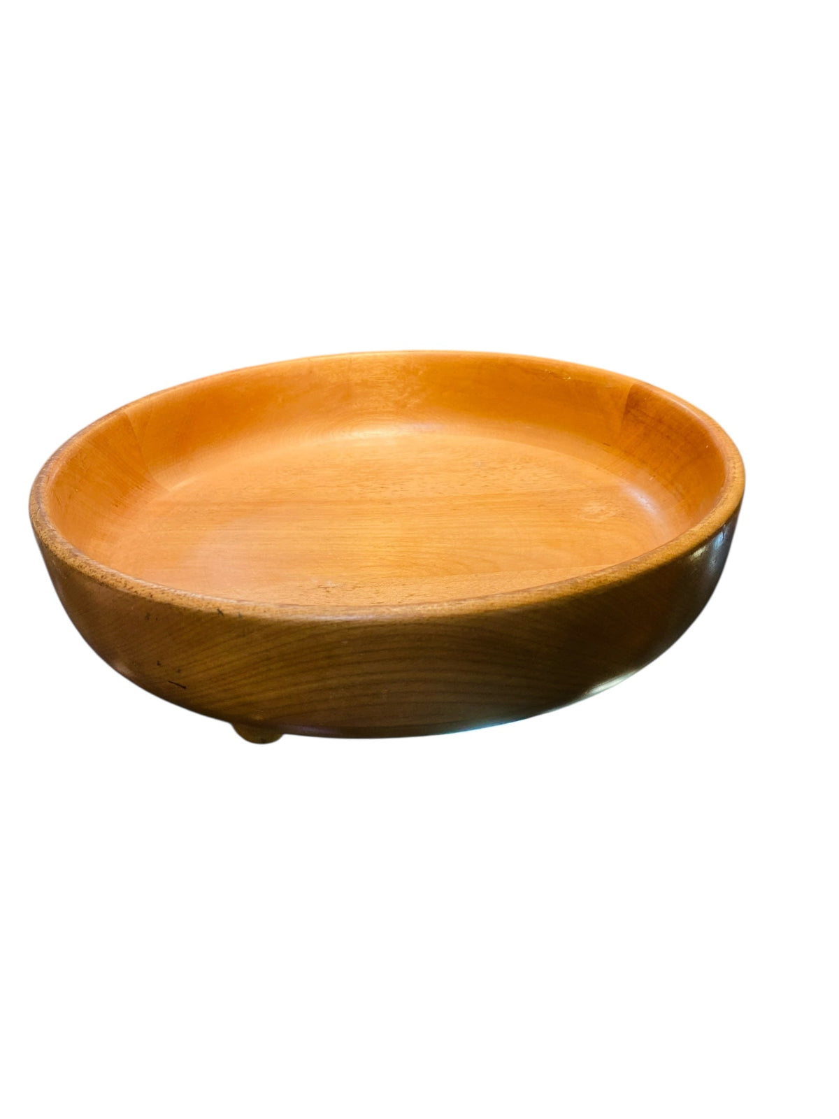 Turned Maple Bowl with Ball Feet