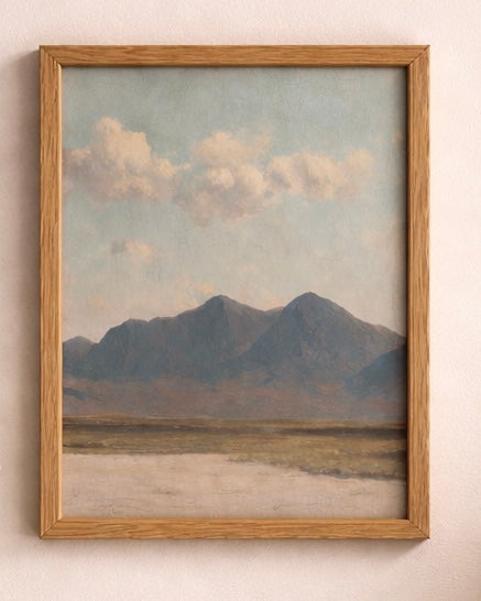 Pale Sky Landscape
