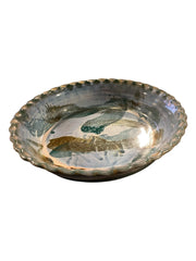 Dk Cerulean Blue Glaze Pottery Bowl