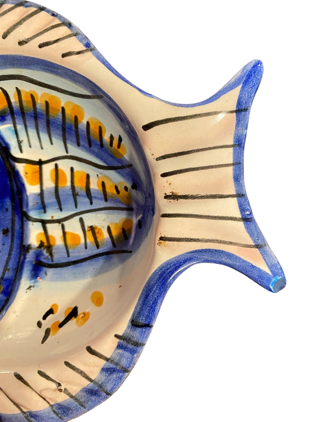 Hand Painted Fish Catchall Made in Italy