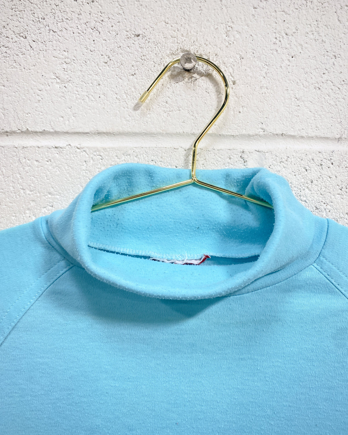 Vintage Turquoise Turtleneck