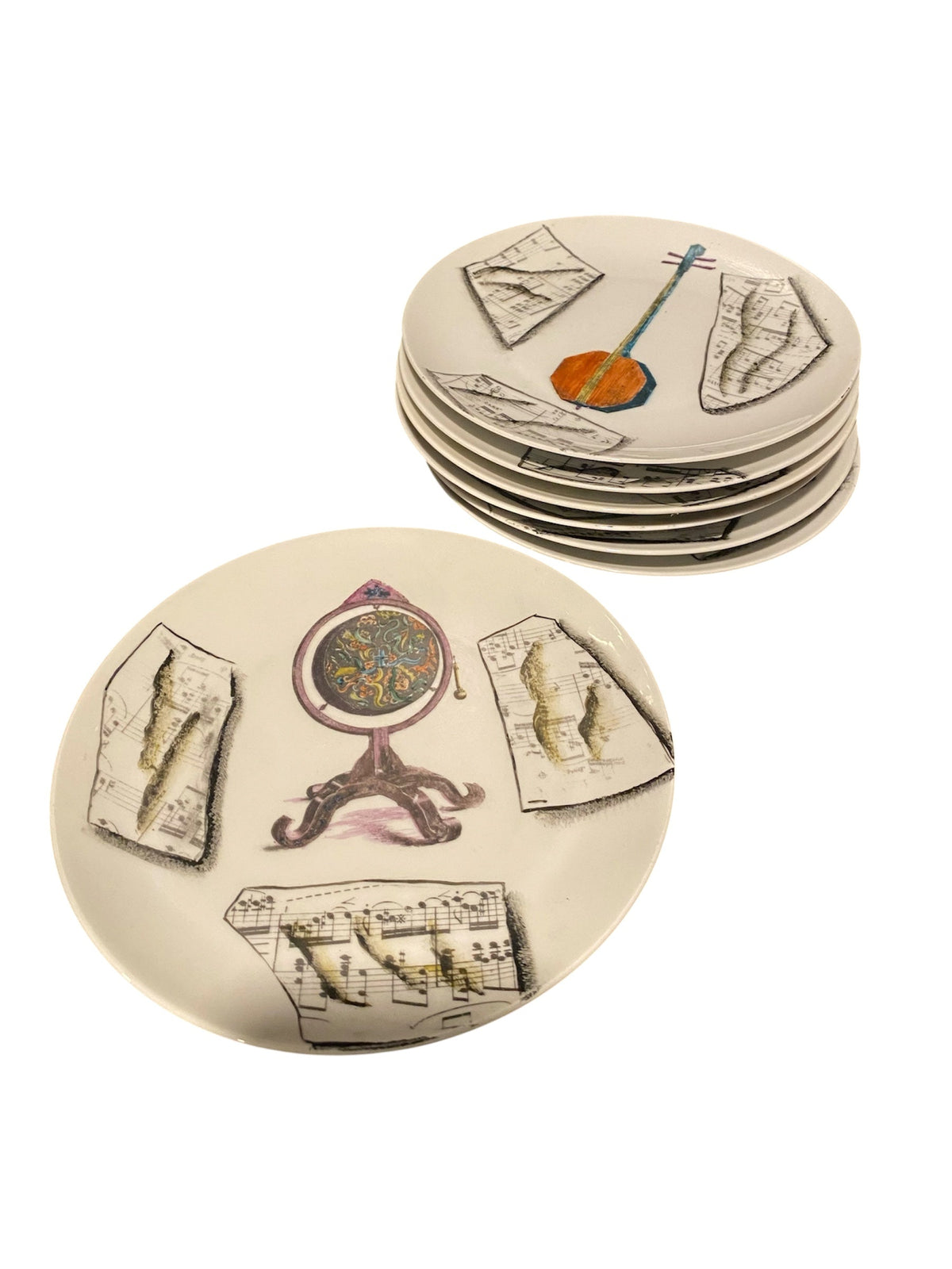 Set of Seven Designer Decorative Plates