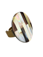Mother of Pearl Cocktail Ring