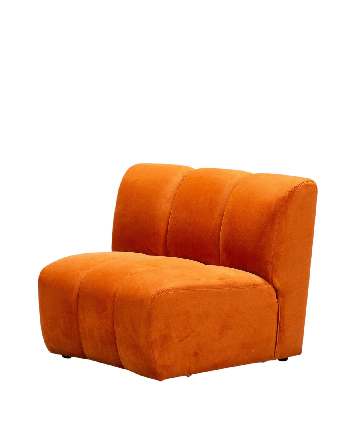 Burnt Orange Chic Circle Sofa