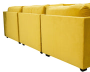 Sebastian 7 Piece Sofa in Citron
