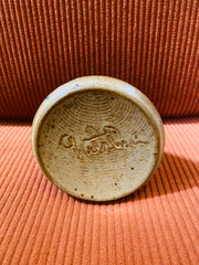 Midcentury Weed Pot Signed
