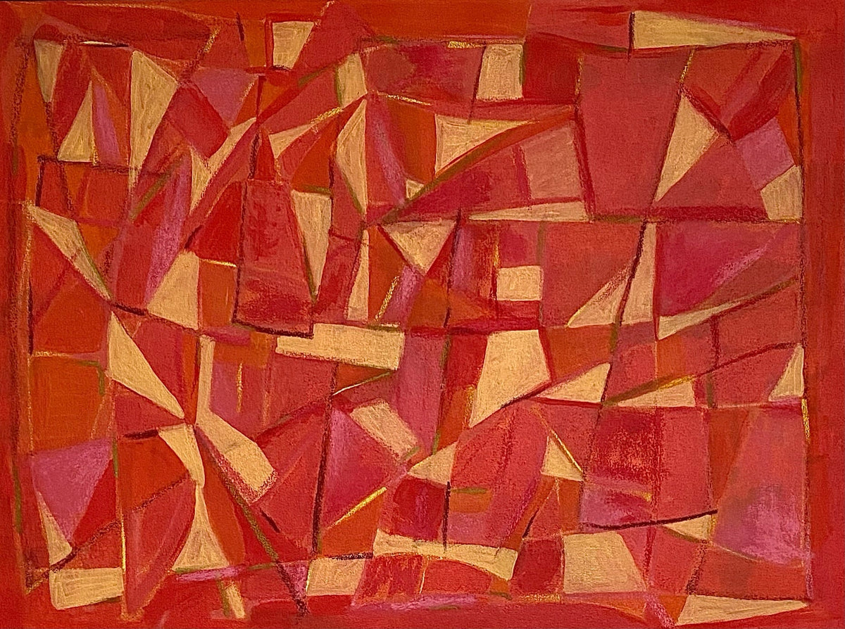 Fragmented Field Original Abstract Painting
