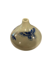 Blue Butterflies with Celadon Glaze Pottery