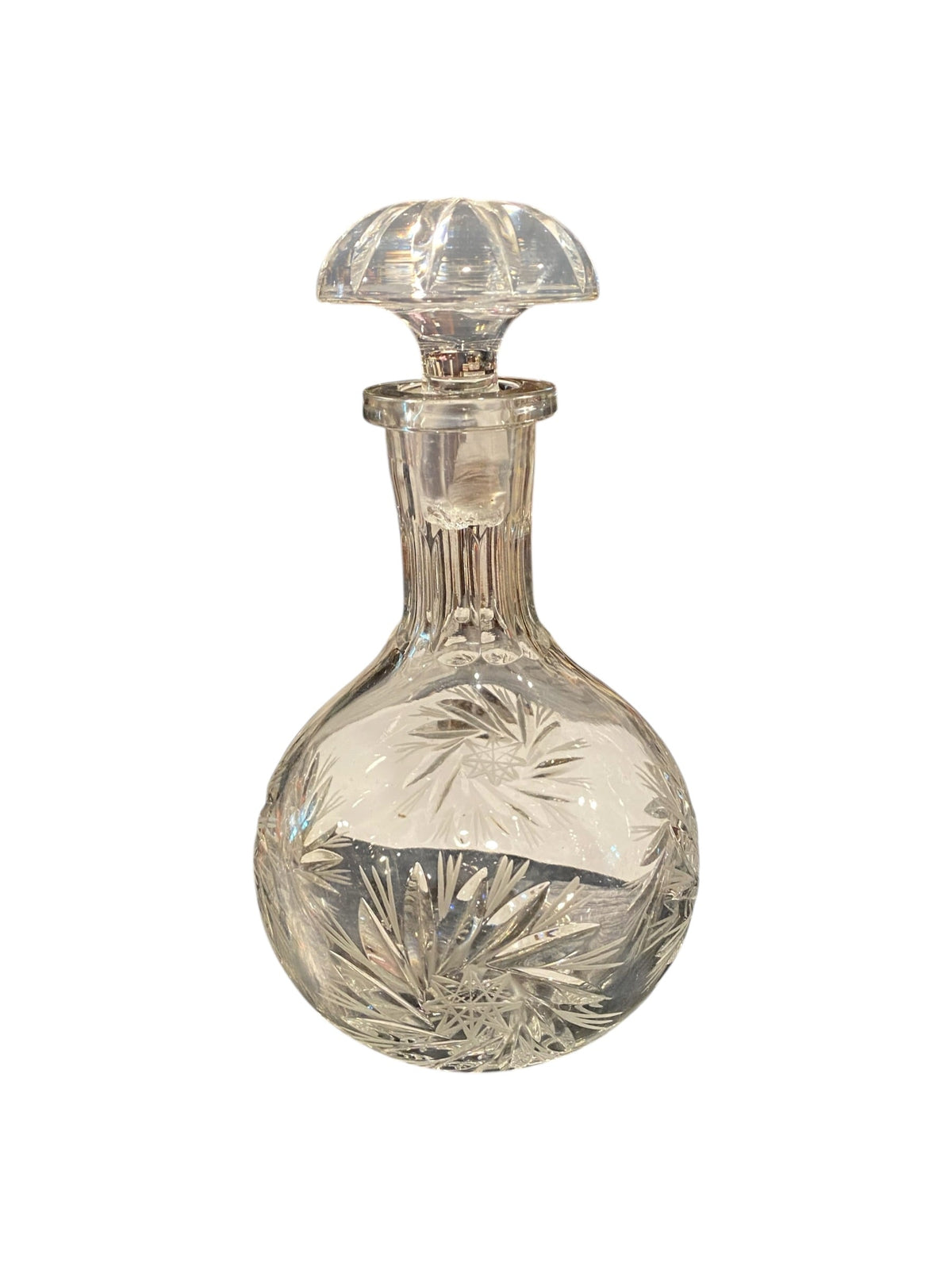 Bulbous Crystal Decanter