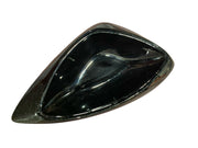 Onyx Black Biomorphic Murano Glass Catchall