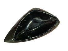 Onyx Black Biomorphic Murano Glass Catchall