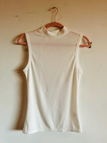Fringed White Tank Top