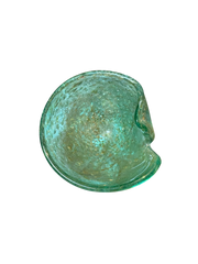 Mid Century Murano Bullicante Teal Catchall