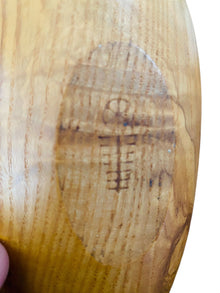 Finely Carved Elm Wood Catchall
