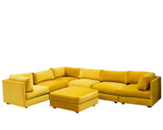 Sebastian 7 Piece Sofa in Citron