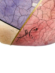 Large Raku Bowl by Mindy Brunn