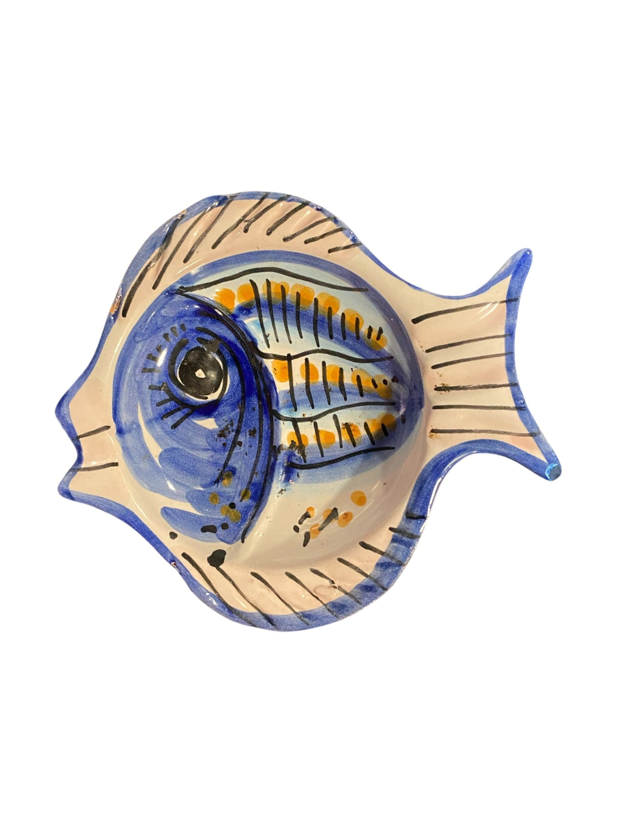 Hand Painted Fish Catchall Made in Italy