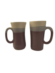 Pair of Grape Neapolitan Besties Mugs