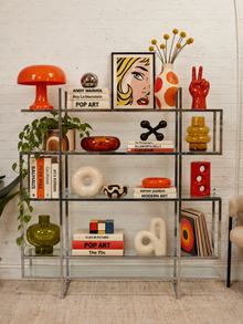 Chrome 70’s Style Shelf