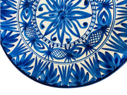 Large Hand Painted Decorative Plate with Pineapples