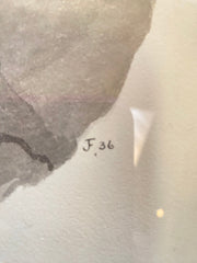 The Dix Range by J.F. 1936 Ink and Water Color on Paper