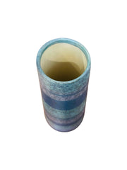 Midcentury Modern Blue Stripped vase