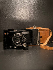 Zeiss Ikon Bellow Camera with Leather Case