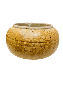 Bubble Glaze Signed Studio Pottery Bowl