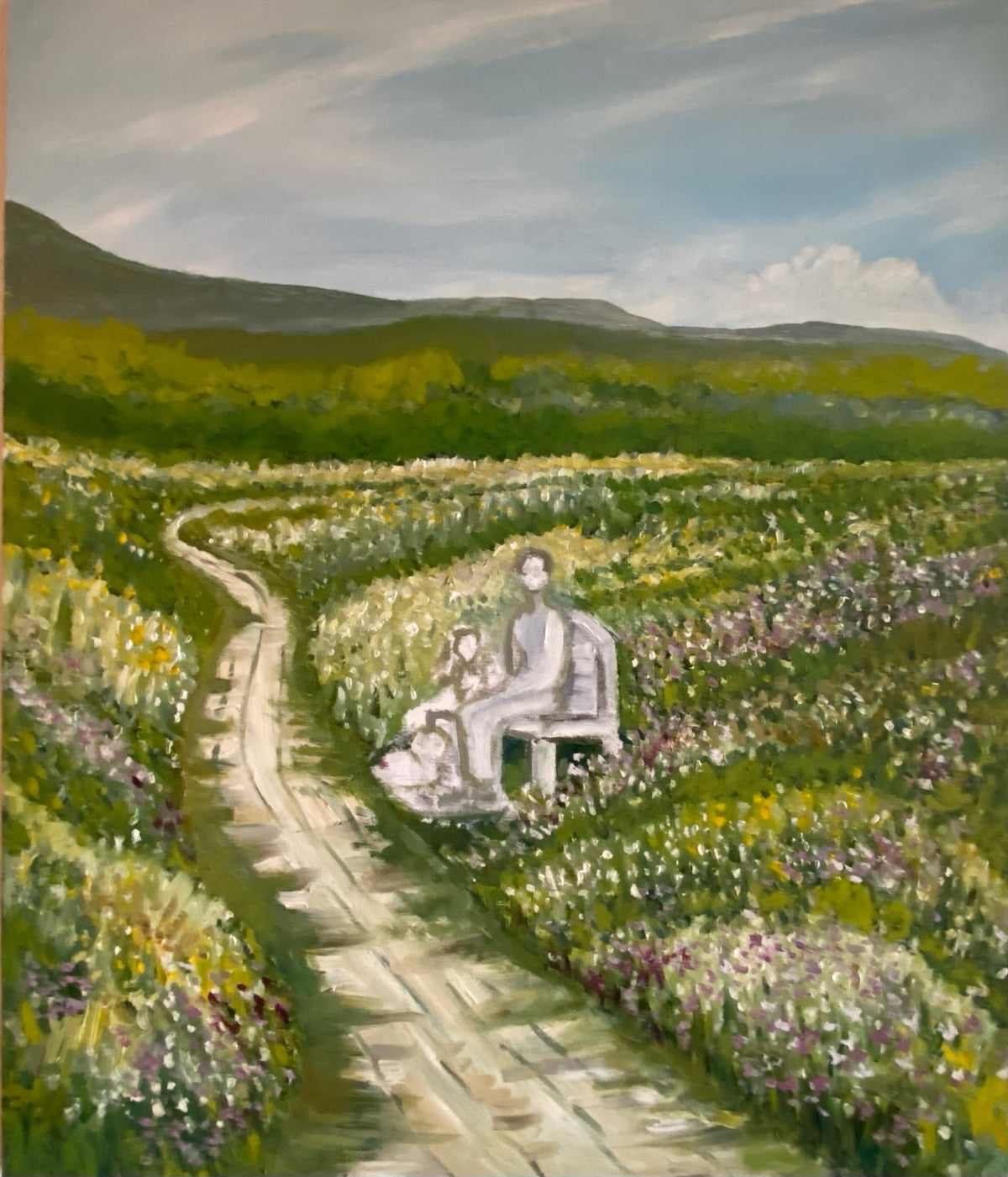 Waiting in Paradise, Painting