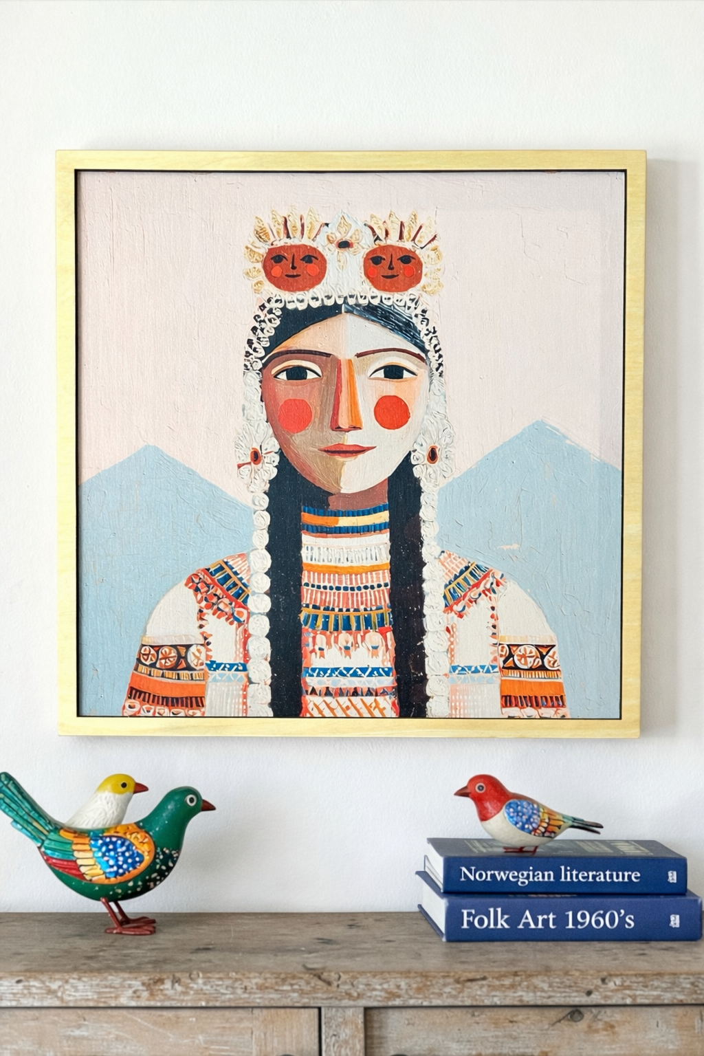 Folk Guardian in Blue Horizon