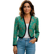 Vintage Paisley Wool Cardigan