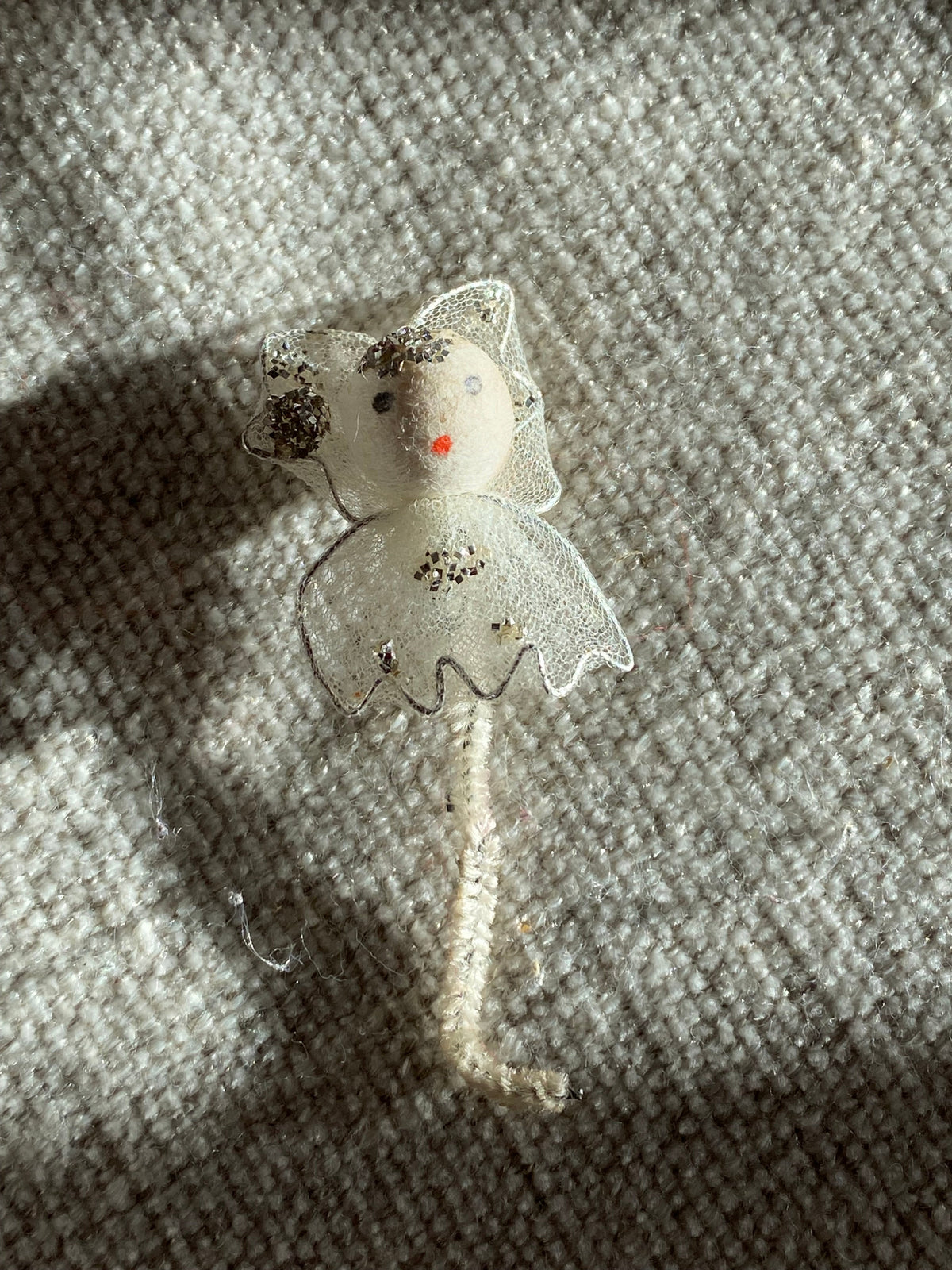 Spun Cotton Angel in Silver