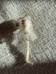 Spun Cotton Angel in Silver
