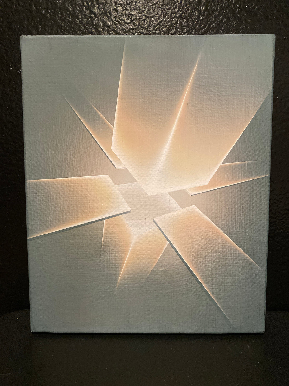 Jean Allunand 1981 Abstract Geometric Painting
