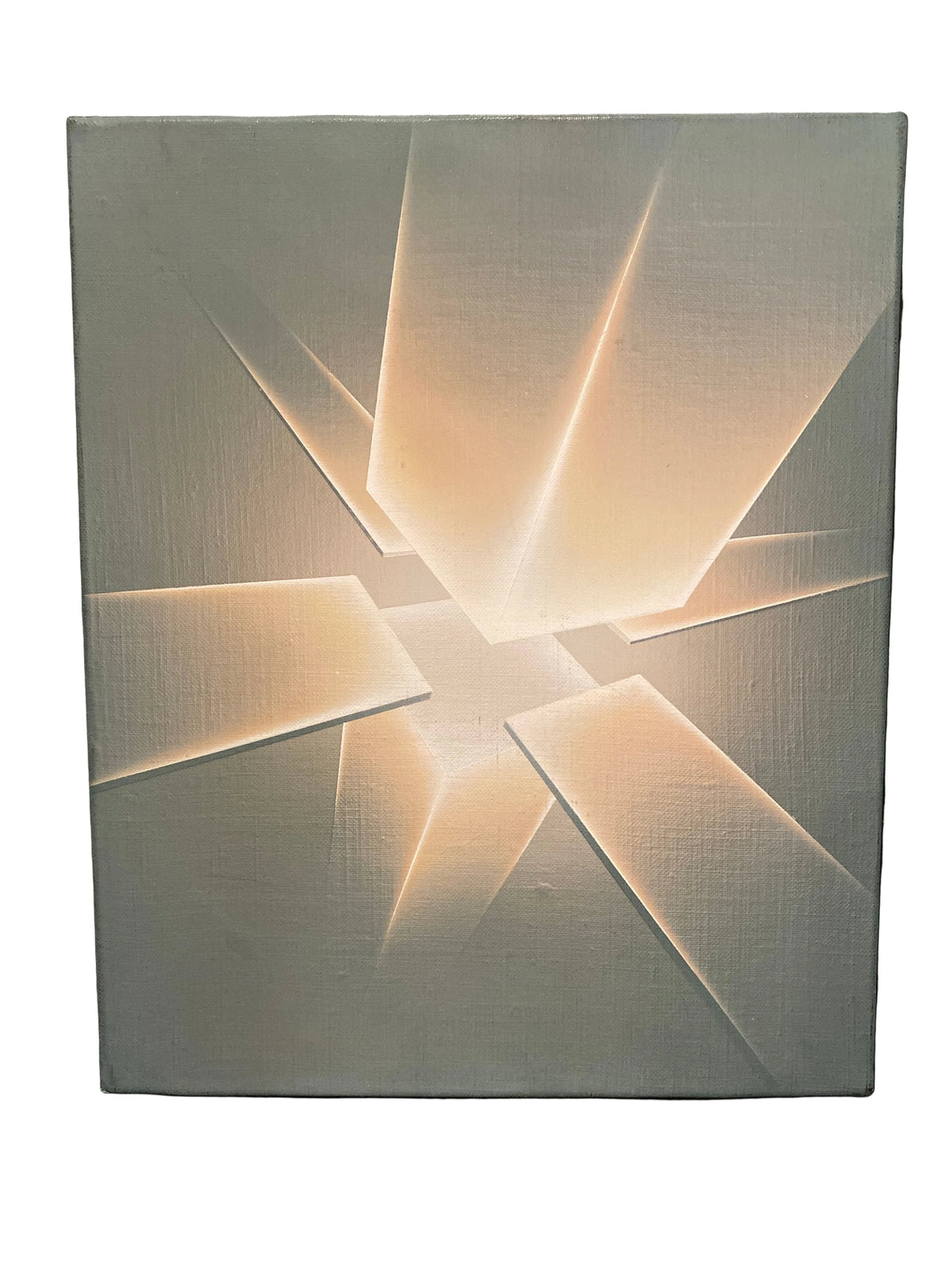 Jean Allunand 1981 Abstract Geometric Painting