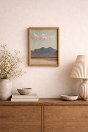 Pale Sky Landscape