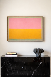 Horizon in Rose and Ochre