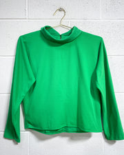 Vintage Kelly Green Turtleneck