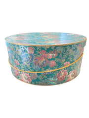 Large Floral Hat Box