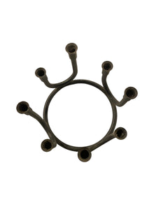 Cast Iron Circular Candle Holder