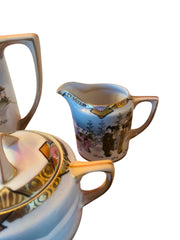 Antique Japanese Satsuma Tea Five Piece Set