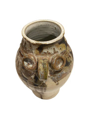 Picasso Influenced Owl Studio Pottery