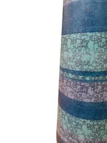 Midcentury Modern Blue Stripped vase