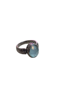 Aquamarine Gemstone .925 Ring