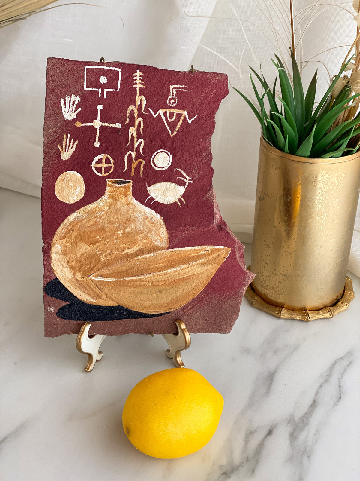 Antique Red Art