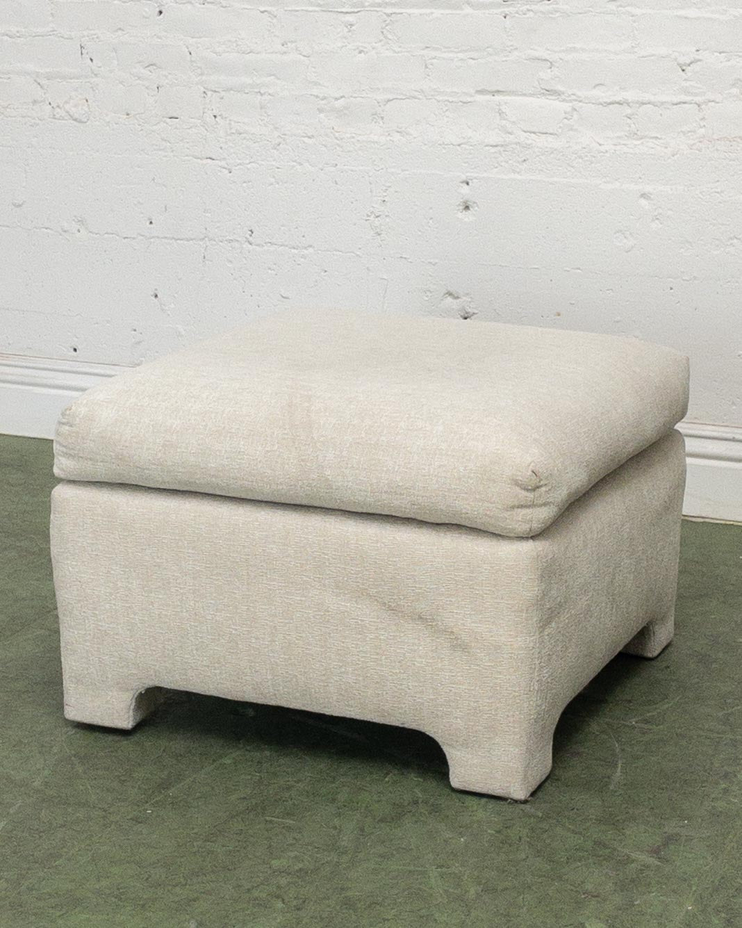 Vintage Parsons Ottoman