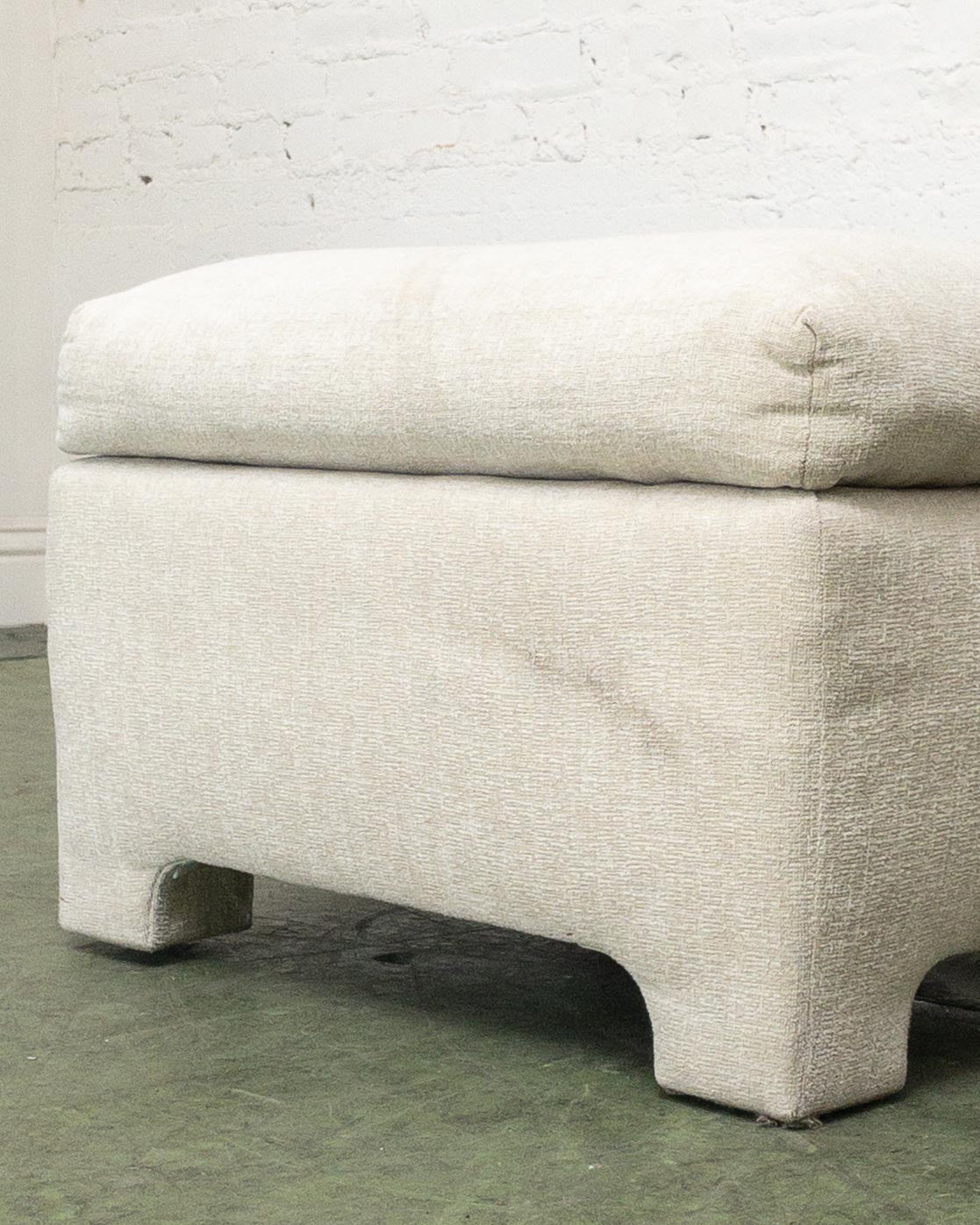Vintage Parsons Ottoman