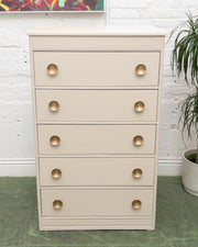 Almond Art Deco Dresser