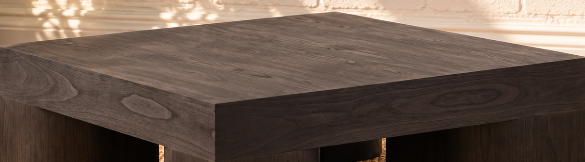 Arnold Coffee Table in Natural Dark Brown