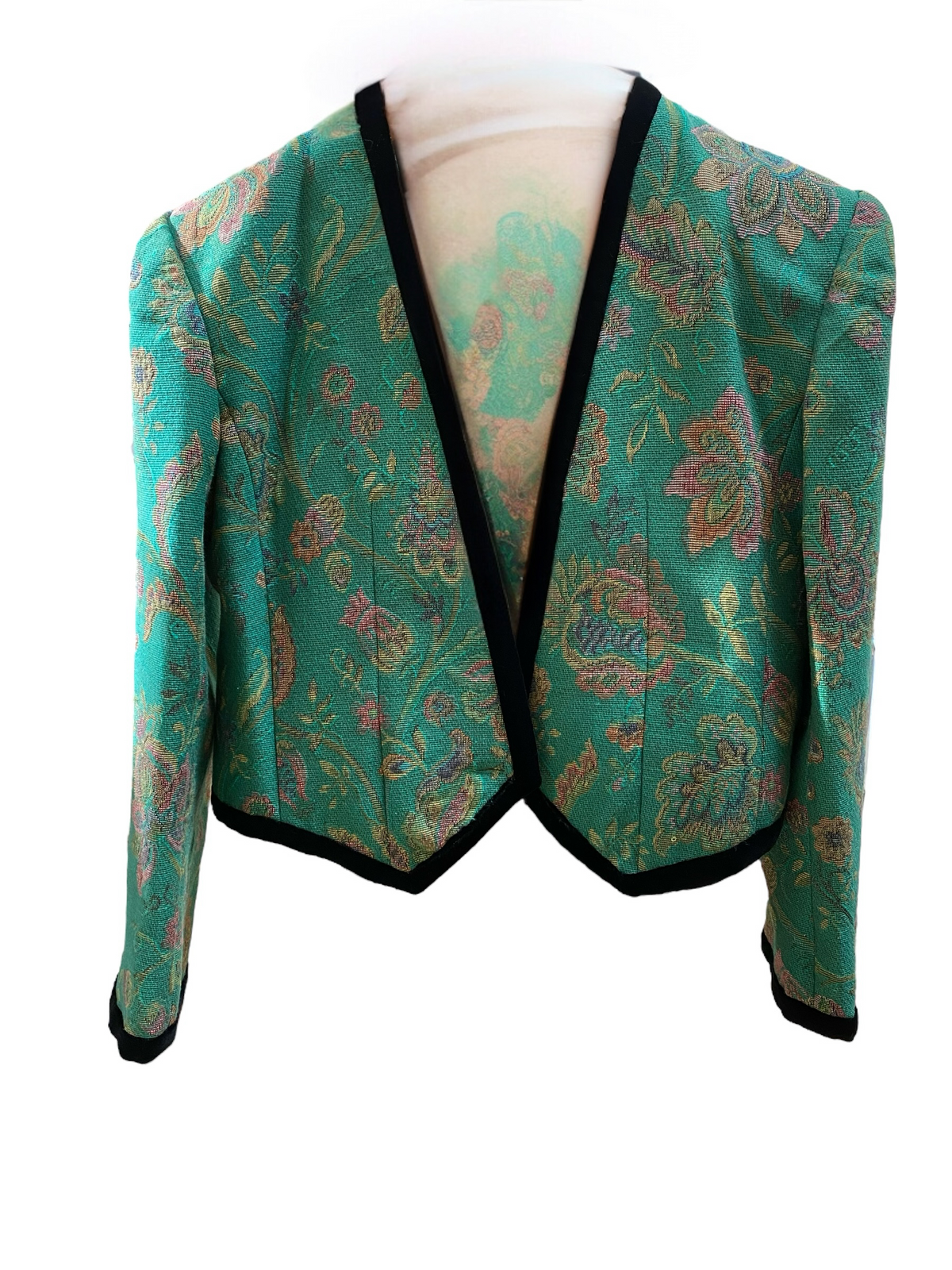 Vintage Paisley Wool Cardigan